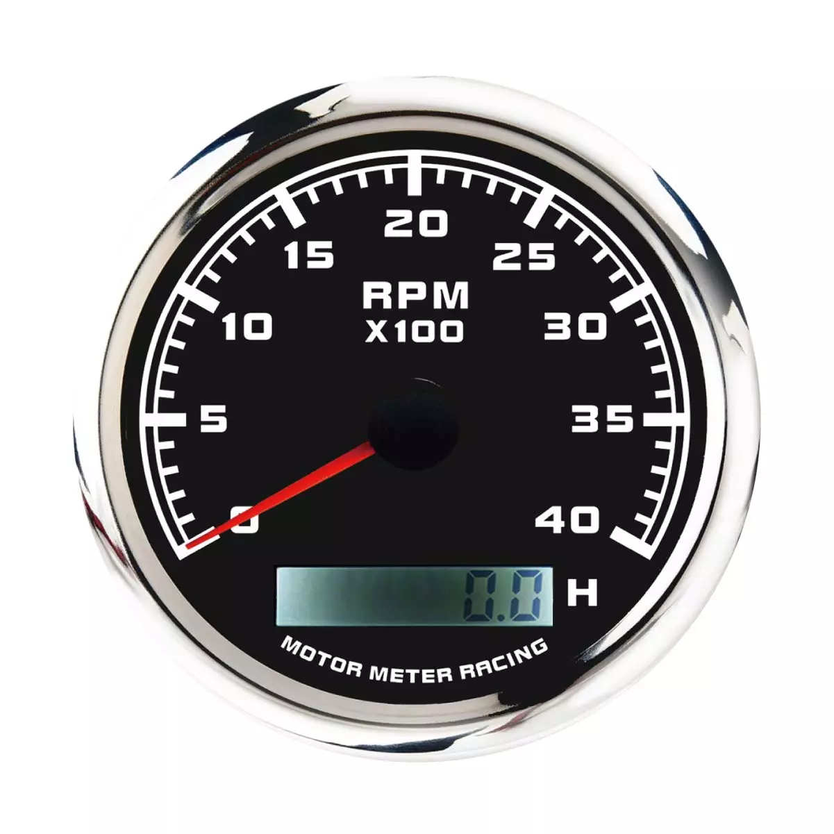 MOTOR METER RACING 3-3/4 95mm Tachometer for Gasoline 11,000 RPM Built-in Shift Light on Dashboard